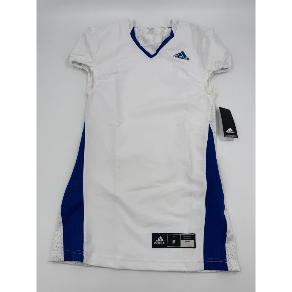 Adidas Men's A1 Stock Woven 'White/Royal Blue' Football Jersey GG7393 Size M